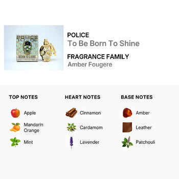 Police Men's To Be Born To Shine EDT Spray 1.35 oz - Luxurious Fragrance Available Online in Hong Kong & China