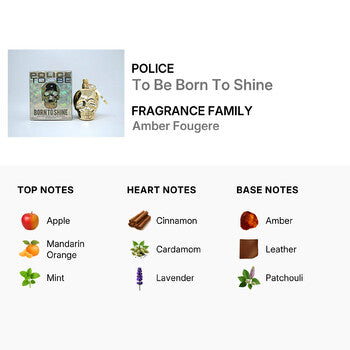 Police Men's To Be Born To Shine EDT Spray 2.5 oz - Luxurious Fragrance Available Online in Hong Kong & China