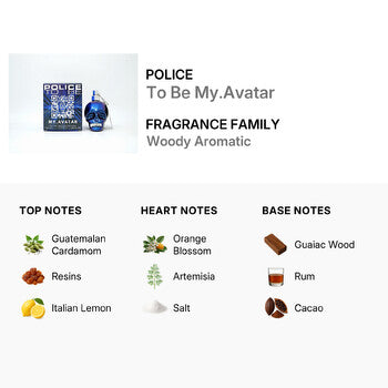 Police Men's To Be My.Avatar EDT Spray 1.35 oz - Luxurious Fragrance Available Online in Hong Kong & China