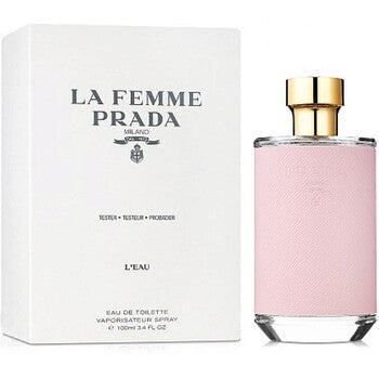 Prada Ladies La Femme L'Eau EDT Spray 3.4 oz (Tester) - Luxurious Fragrance Available Online in Hong Kong & China