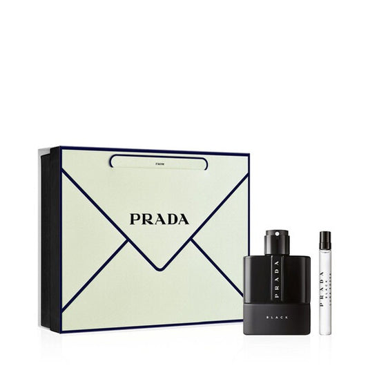 Prada Men's Luna Rossa Black 2pcs EDP Gift Set Fragrances - Luxurious Fragrance Available Online in Hong Kong & China