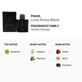 Prada Luna Rossa Black by Prada for Men - 1.7 oz EDP Spray - Luxurious Fragrance Available Online in Hong Kong & China