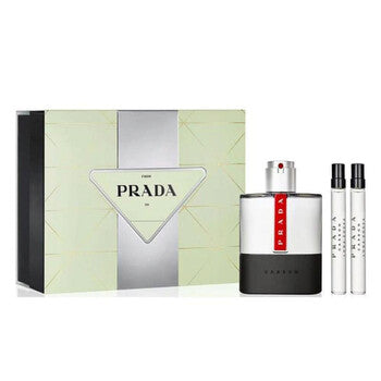 Prada Men's Luna Rossa Carbon Gift Set - Luxurious Fragrance Available Online in Hong Kong & China