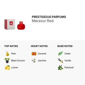 Prestigious Parfums Ladies Merazur Red EDP Spray 3.3 oz Fragrances (Wholesale) - Luxurious Fragrance Available Online in Hong Kong & China