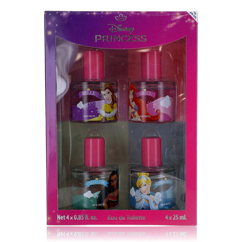 Disney Princess 4-Piece Set 4 x 0.85 oz Kids EDT Spray (Wholesale) - Luxurious Fragrance Available Online in Hong Kong & China