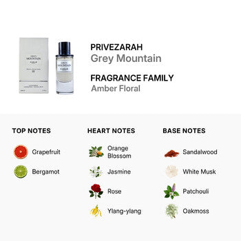 Privezarah Unisex Grey Mountain EDP Spray 2.7 oz (Wholesale) - Luxurious Fragrance Available Online in Hong Kong & China