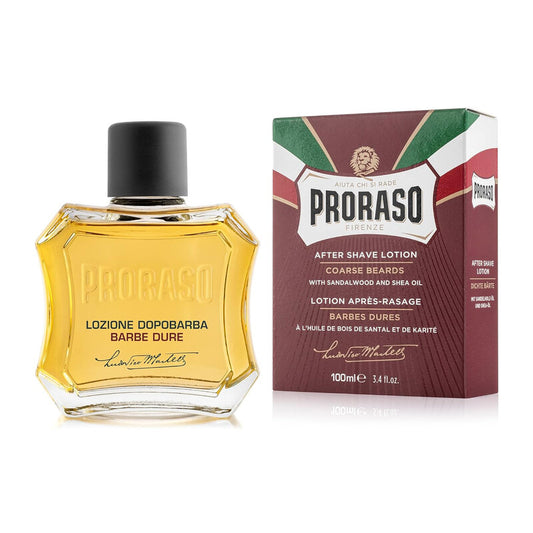 Proraso Men's Aftershave Lotion Coarse Beards With Sandalwood And Shea Oil 3.4 oz Fragrances (Wholesale) - Luxurious Fragrance Available Online in Hong Kong & China