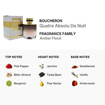 Boucheron Quatre Absolu De Nuit by Boucheron for Women - 3.3 oz EDP Spray (Wholesale) - Luxurious Fragrance Available Online in Hong Kong & China