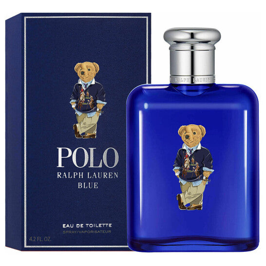 Ralph Lauren Men's Holiday Bear Edition Polo Blue EDT Spray 4.2 oz Fragrances (Wholesale) - Luxurious Fragrance Available Online in Hong Kong & China