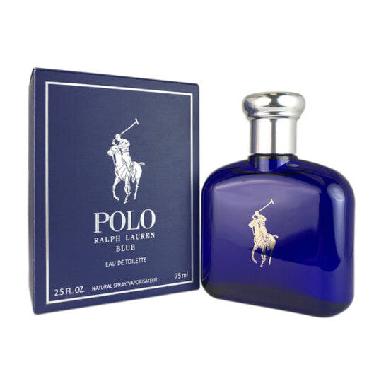 Ralph Lauren Men's Polo Blue EDT Spray 2.5 oz Fragrances - Luxurious Fragrance Available Online in Hong Kong & China