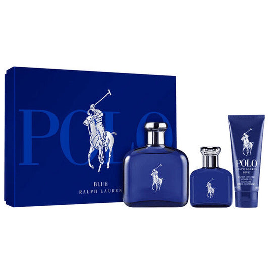 Ralph Lauren Men's Polo Blue 3pcs EDP Gift Set Fragrances (Wholesale) - Luxurious Fragrance Available Online in Hong Kong & China