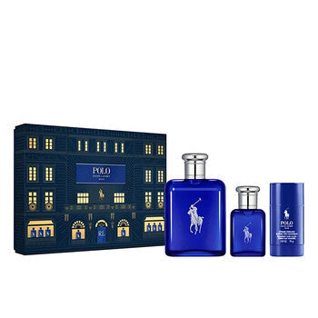 Ralph Lauren Men's Polo Blue 3pcs EDT Gift Set Fragrances (Wholesale) - Luxurious Fragrance Available Online in Hong Kong & China