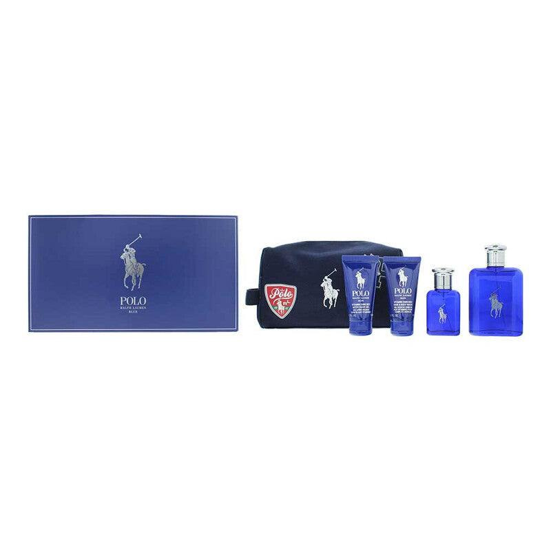 Ralph Lauren Men's Polo Blue Gift Set Fragrances - Luxurious Fragrance Available Online in Hong Kong & China