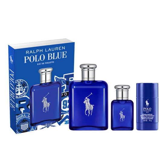Ralph Lauren Men's Polo Blue Gift Set Fragrances - Luxurious Fragrance Available Online in Hong Kong & China