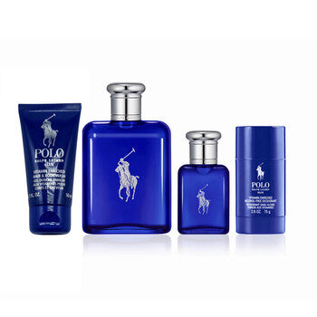 Ralph Lauren Men's Polo Blue 4pcs EDT Gift Set Fragrances (Wholesale) - Luxurious Fragrance Available Online in Hong Kong & China