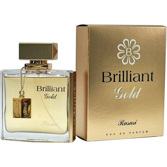 Rasasi Ladies Brilliant Gold EDP Spray 3.4 oz Fragrances - Luxurious Fragrance Available Online in Hong Kong & China