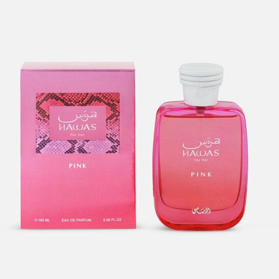 Rasasi Ladies Hawas Pink EDP Spray 3.4 oz - Luxurious Fragrance Available Online in Hong Kong & China