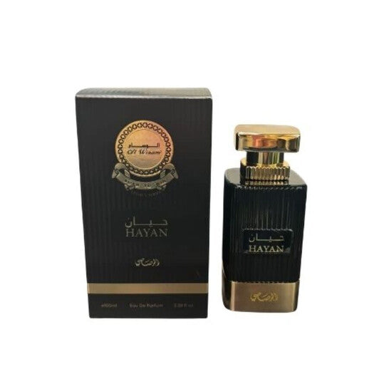 Rasasi Men's Hayan EDP Spray 3.38 oz Fragrances (Wholesale) - Luxurious Fragrance Available Online in Hong Kong & China