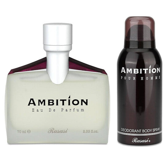Rasasi Men's Ambition Gift Set - Luxurious Fragrance Available Online in Hong Kong & China