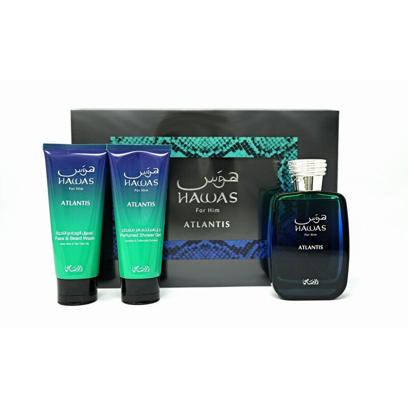 Rasasi Men's Hawas Atlantis Gift Set Fragrances (Wholesale) - Luxurious Fragrance Available Online in Hong Kong & China