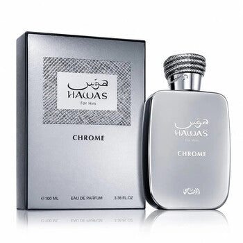 Rasasi Men's Hawas Chrome EDP 3.4 oz Fragrances (Wholesale) - Luxurious Fragrance Available Online in Hong Kong & China