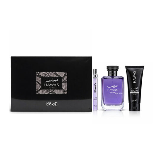 Rasasi Men's Hawas Gift Set Fragrances - Luxurious Fragrance Available Online in Hong Kong & China