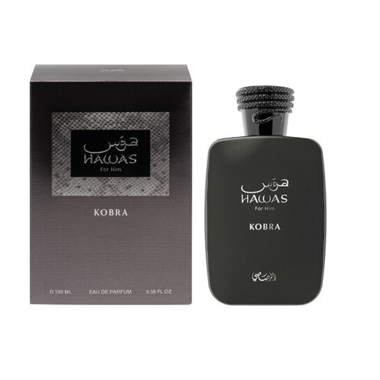 Rasasi Men's Hawas Kobra EDP Spray 3.4 oz Fragrances - Luxurious Fragrance Available Online in Hong Kong & China
