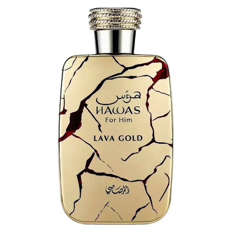 Rasasi Men's Hawas Lava Gold EDP Spray 3.4 oz Fragrances - Luxurious Fragrance Available Online in Hong Kong & China
