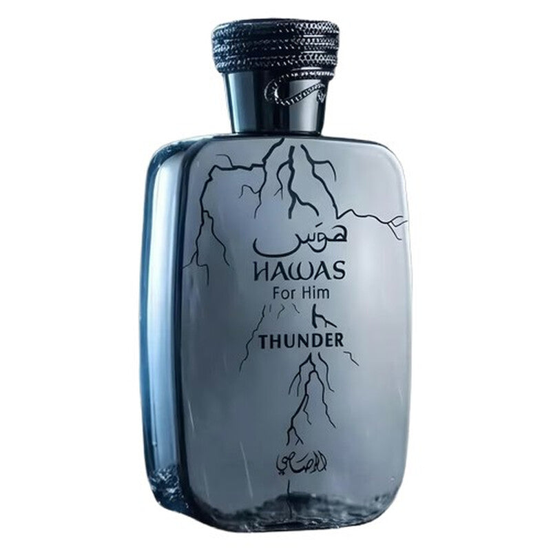 Rasasi Men's Hawas Thunder EDP Spray 3.4 oz Fragrances - Luxurious Fragrance Available Online in Hong Kong & China