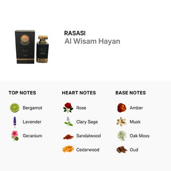 Rasasi Men's Al Wisam Hayan EDP Spray 3.38 Fragrances (Wholesale) - Luxurious Fragrance Available Online in Hong Kong & China