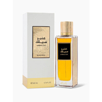 Rasasi Unisex Amber Silk EDP Spray 6.76 oz - Luxurious Fragrance Available Online in Hong Kong & China