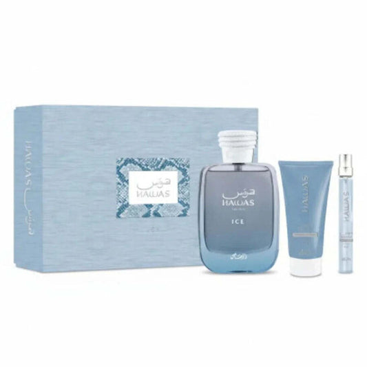 Rasasi Men's Hawas Ice Gift Set Fragrances - Luxurious Fragrance Available Online in Hong Kong & China