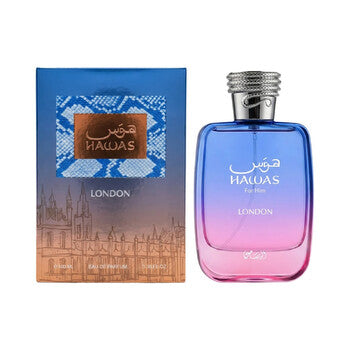 Rasasi Unisex Hawas London EDP Spray 3.4 oz Fragrances (Wholesale) - Luxurious Fragrance Available Online in Hong Kong & China