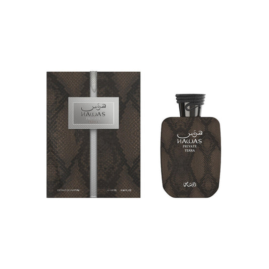 Rasasi Unisex Hawas Private Terra Extrait de Parfum Spray 3.3 oz Fragrances - Luxurious Fragrance Available Online in Hong Kong & China