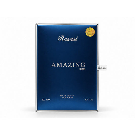 Rasasi Unisex Amazing Blue EDT 3.38 oz Fragrances (Wholesale) - Luxurious Fragrance Available Online in Hong Kong & China