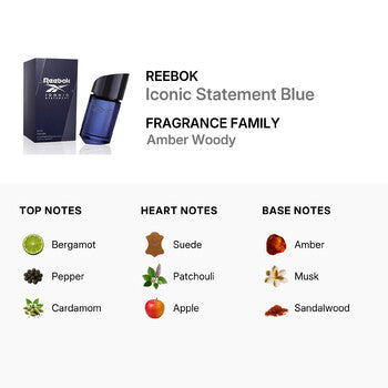 Reebok Men's Iconic Statement Blue EDP Spray 3.3 oz (Wholesale) - Luxurious Fragrance Available Online in Hong Kong & China