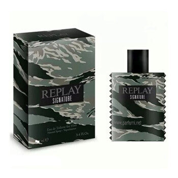 Replay Men's Signature EDT Spray 3.4 oz - Luxurious Fragrance Available Online in Hong Kong & China