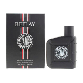 Replay Men's #Tank Custom EDT Spray 3.4 oz - Luxurious Fragrance Available Online in Hong Kong & China