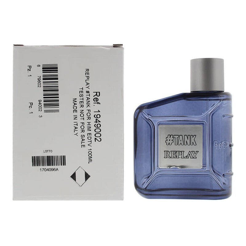 Replay Men's Tank EDT Splash 3.38 oz (Tester) Fragrances (Wholesale) - Luxurious Fragrance Available Online in Hong Kong & China