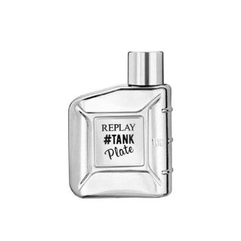 Replay Men's #Tank Plate EDT Spray 3.38 oz (Tester) - Luxurious Fragrance Available Online in Hong Kong & China