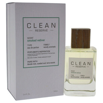 Clean Reserve Smoked Vetiver by Clean for Unisex - 3.4 oz EDP Spray - Luxurious Fragrance Available Online in Hong Kong & China