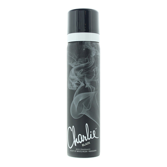Revlon Ladies Charlie Black Body Spray 2.5 oz Fragrances - Luxurious Fragrance Available Online in Hong Kong & China