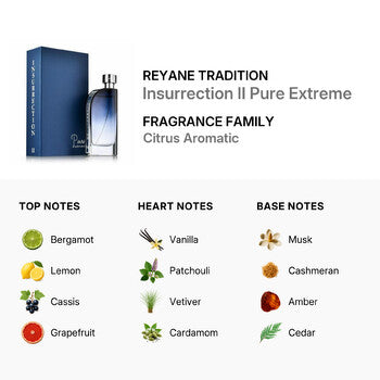 Reyane Tradition Men's Insurrection II Pure Extreme EDT Spray 3 oz (Wholesale) - Luxurious Fragrance Available Online in Hong Kong & China