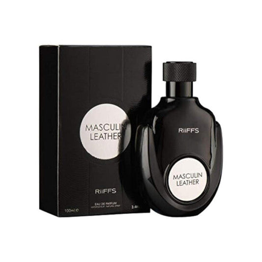 Riiffs Men's Masculin Leather EDP Spray 3.38 oz Fragrances (Wholesale) - Luxurious Fragrance Available Online in Hong Kong & China