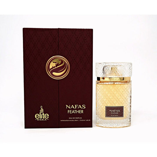 Risala Men's Elite Nafas Feather EDP Spray 3.4 oz Fragrances - Luxurious Fragrance Available Online in Hong Kong & China