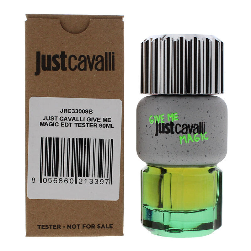 Roberto Cavalli Men's Just Cavalli Give Me Magic EDT Spray 3.04 oz (Tester) Fragrances - Luxurious Fragrance Available Online in Hong Kong & China
