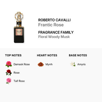 Roberto Cavalli Roberto Cavalli Unisex Gold Collection Frantic Rose EDP 3.4 oz - Luxurious Fragrance Available Online in Hong Kong & China