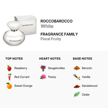 Roccobarocco Ladies White EDP 3.4 oz (Wholesale) - Luxurious Fragrance Available Online in Hong Kong & China