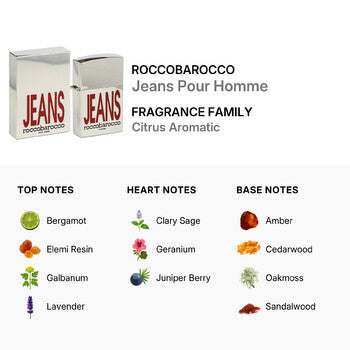 Roccobarocco Men's Jeans Pour Homme EDT Spray 2.5 oz (Wholesale) - Luxurious Fragrance Available Online in Hong Kong & China