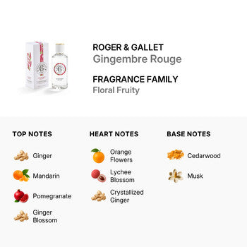 Roger & Gallet Ladies Gingembre Rouge EDP Spray 3.4 oz - Luxurious Fragrance Available Online in Hong Kong & China